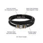 To My Boyfriend. Love You Forever Bracelet. You Are My Favorite Place To Be. Anniversary Birthday Gift for Him, Valentines Day.