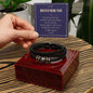 To My Boyfriend. Love You Forever Bracelet. You Are My Favorite Place To Be. Anniversary Birthday Gift for Him, Valentines Day.