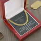 To my Great Love. Cuban Link Chain. For Boyfriend, Husband, Fiance, Groom. Anniversary Birthday Gift for Him, Valentines, Fathers Day ,Christmas