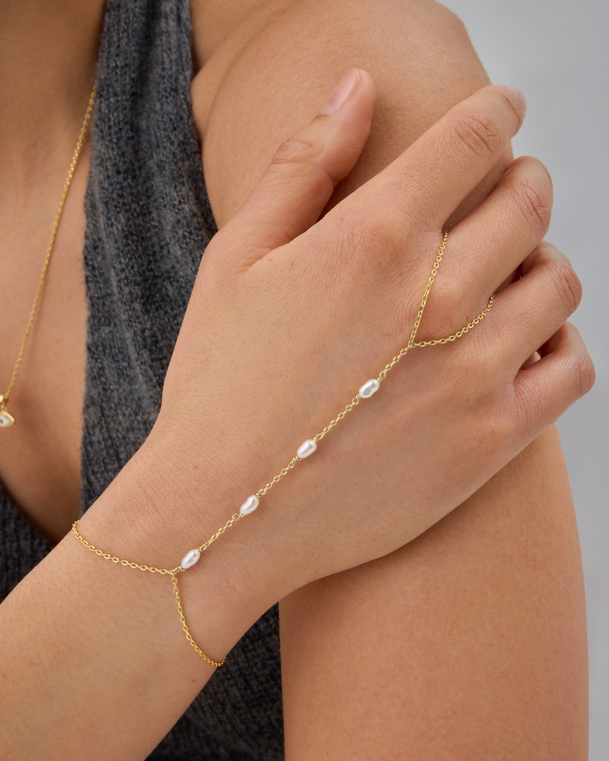 Pearl Hand Chain