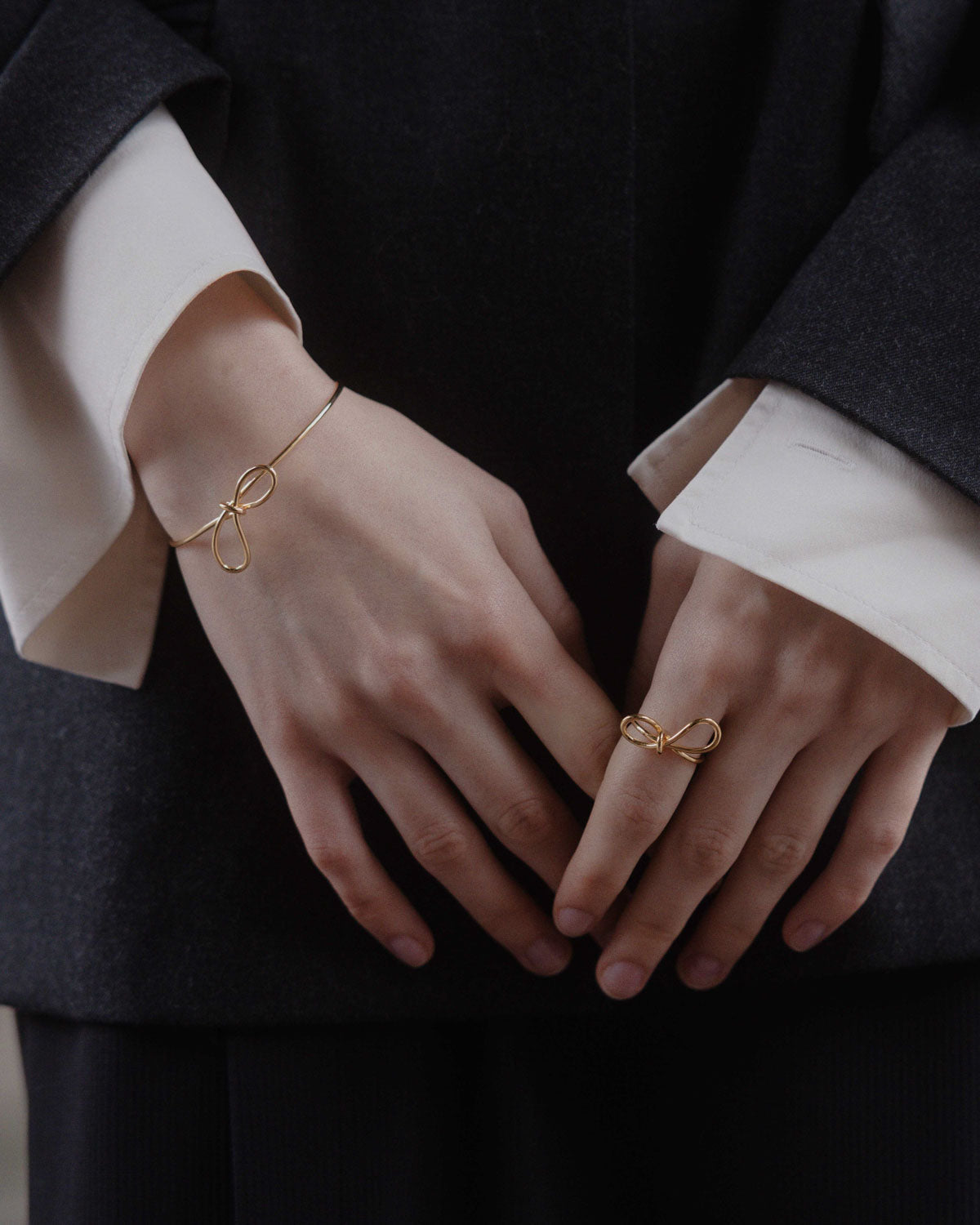 Fiocco Ring - Gold Plated