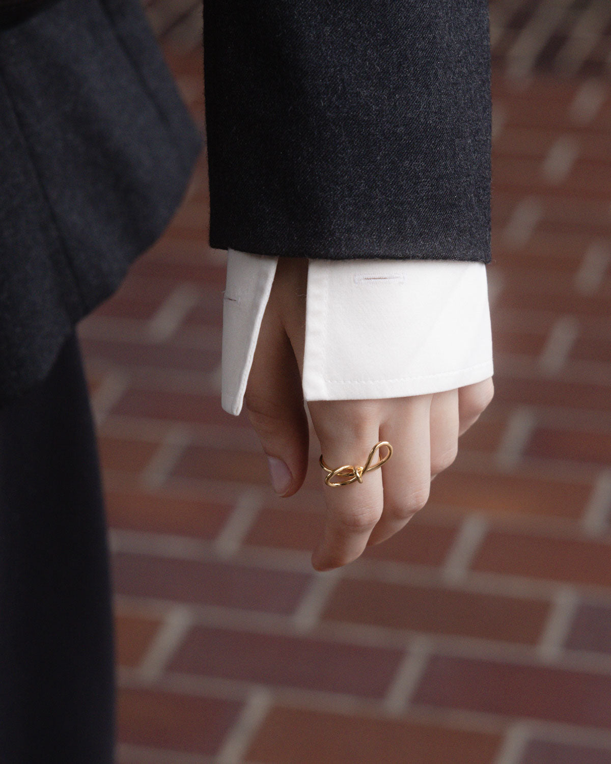 Fiocco Ring - Gold Plated