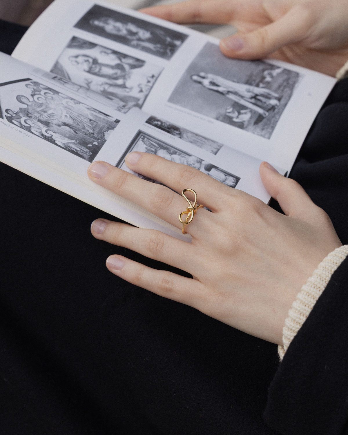 Fiocco Ring - Gold Plated