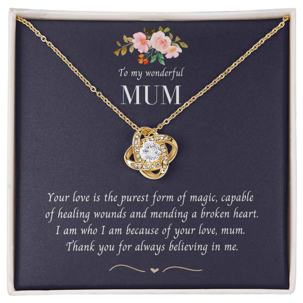 To My Wonderful Mum  Necklace