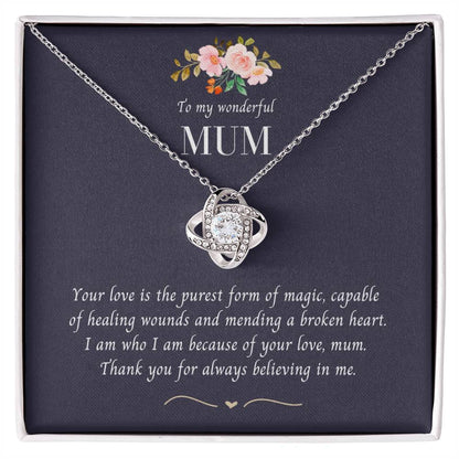 To My Wonderful Mum  Necklace