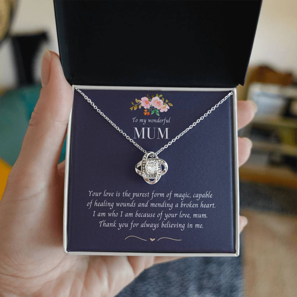 To My Wonderful Mum  Necklace