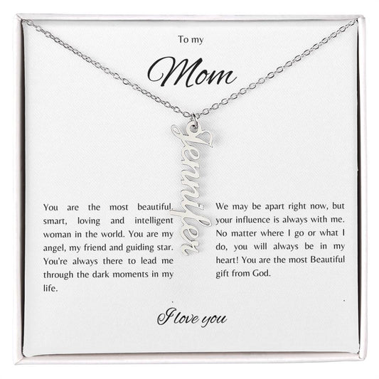 Mom I Love You. Personalized Name. Gift Birthday, Christmas. Mothers Day