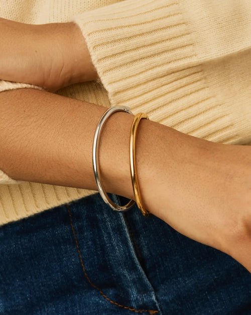 Classic Bangle Set - Mixed Metal