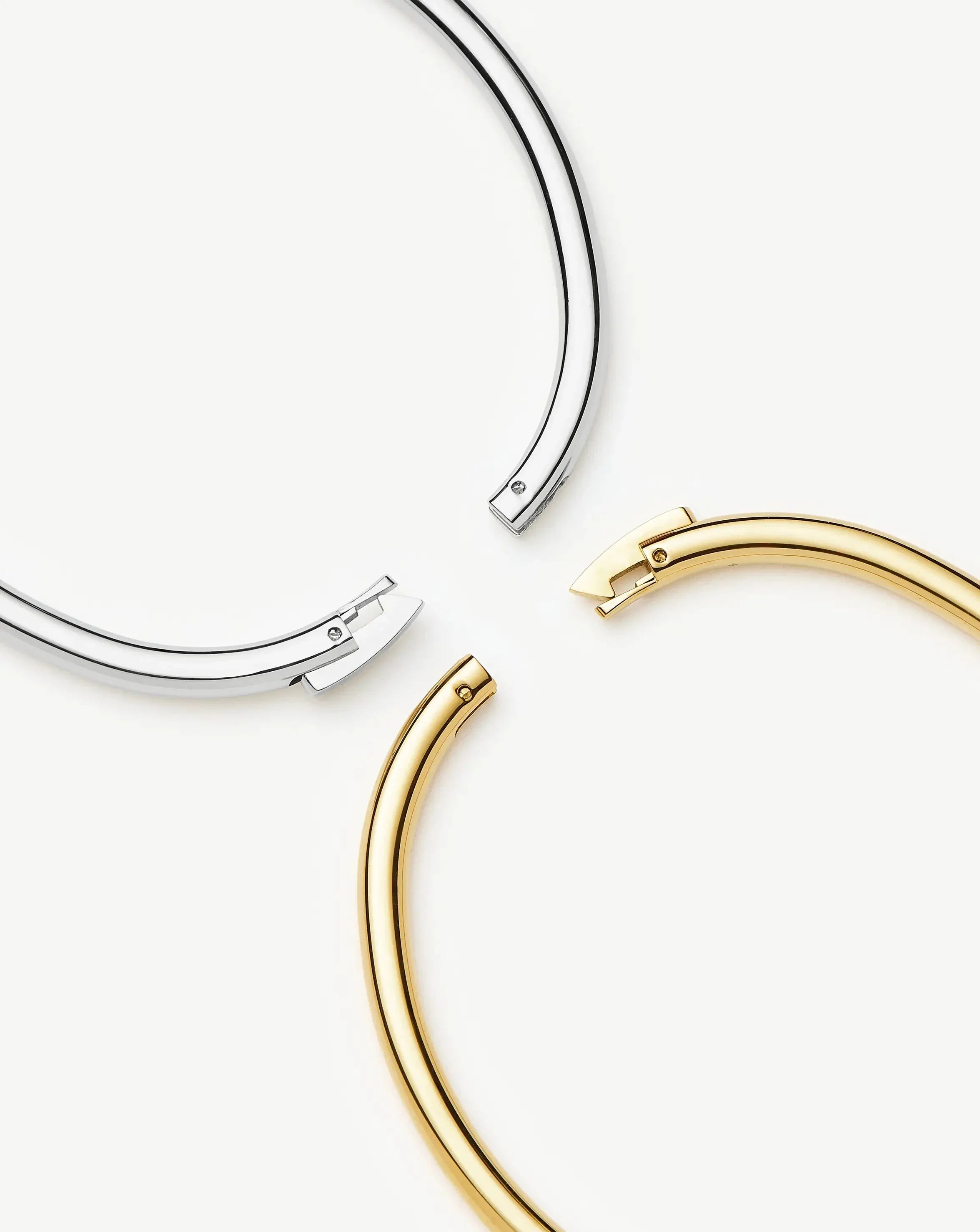 Classic Bangle Set - Mixed Metal