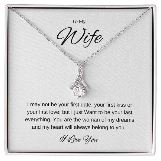 To my Wife. Alluring Beauty Necklace (Yellow & White Gold Variants)You Are the Woman of my Dreams