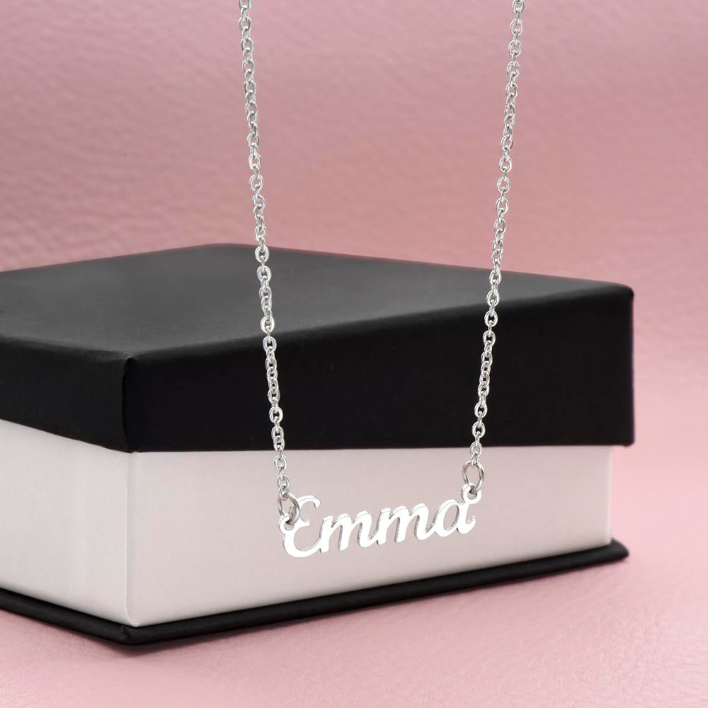 To my Daughter. Personalized Name Necklace