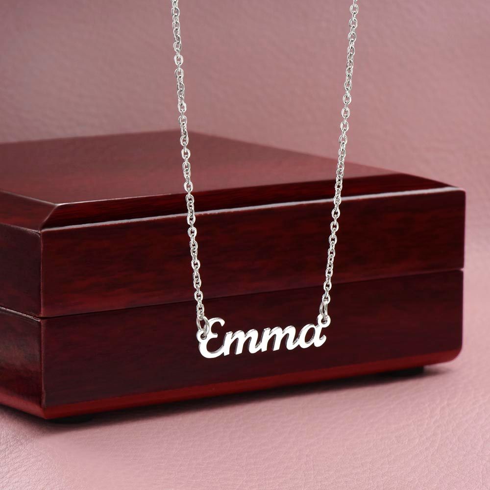 To my Daughter. Personalized Name Necklace