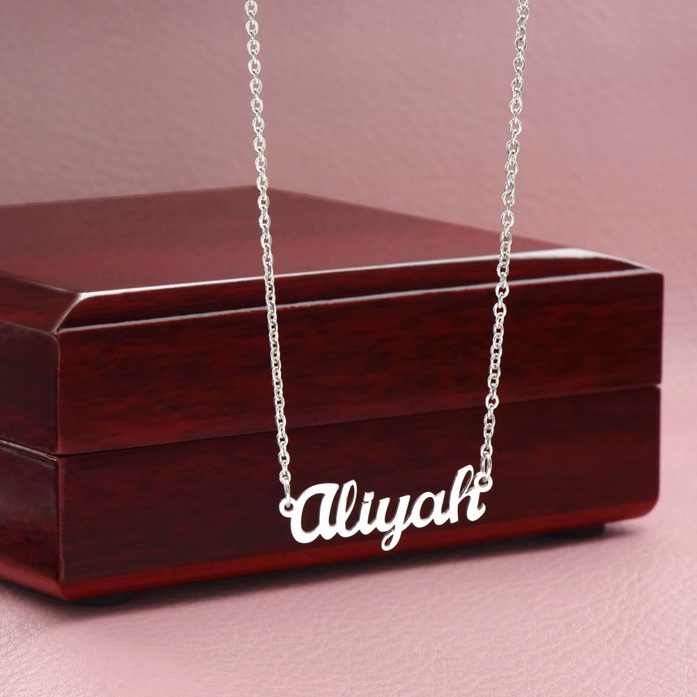 To my Daughter. Personalized Name Necklace